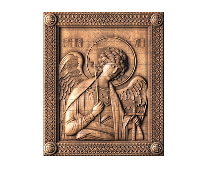 Икона Святой Ангел Хранитель, 3d модель для ЧПУ