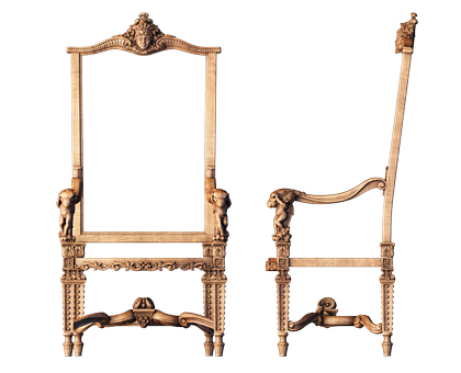 Кресло Тони Монтана (Лицо со шрамом), 3d модель для ЧПУ