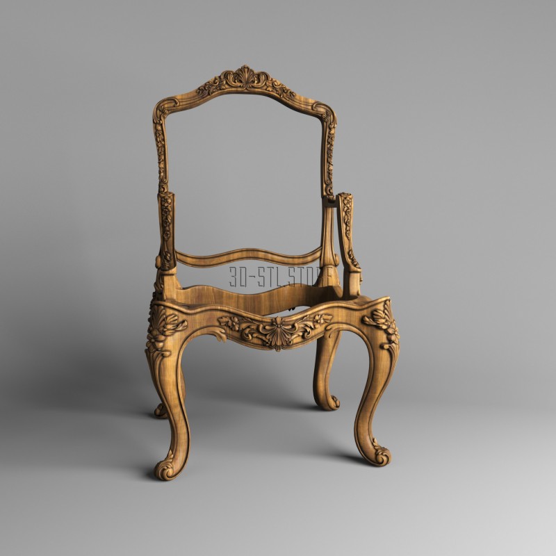 Кресло, 3d модель для ЧПУ