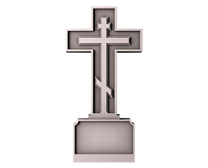 Памятник крест, 3D (stl) модель