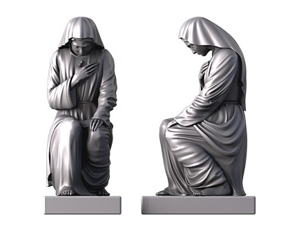 Скульптурный памятник, 3D (stl) модель