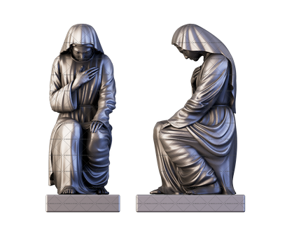 Скульптурный памятник, 3D (stl) модель