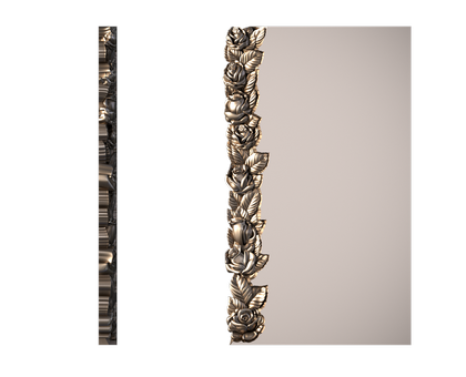 Памятник с цветами, 3D (stl) модель