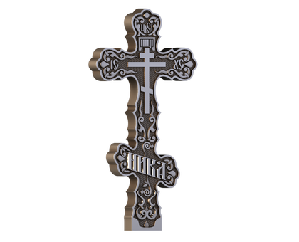 Памятник с распятием, 3D (stl) модель