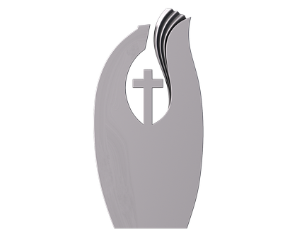 Памятник с крестом, 3D (stl) модель