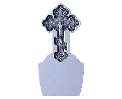 Памятник с крестом, 3D (stl) модель