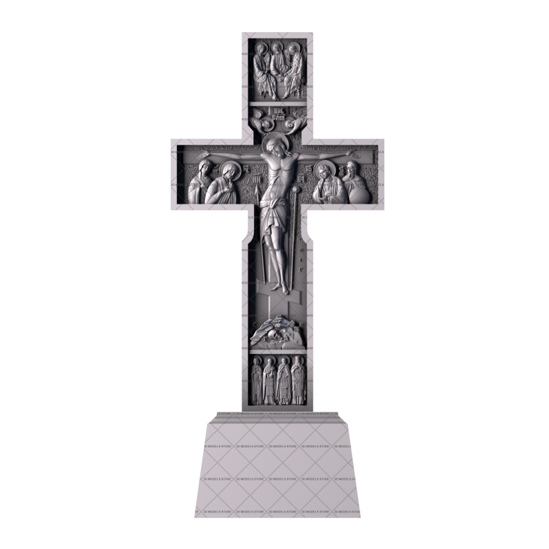 Памятник Распятие, 3D (stl) модель