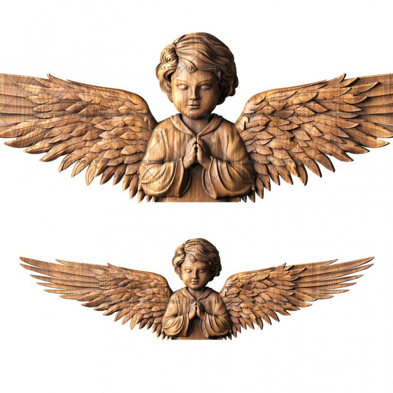 Ангелы, 3d модель для ЧПУ