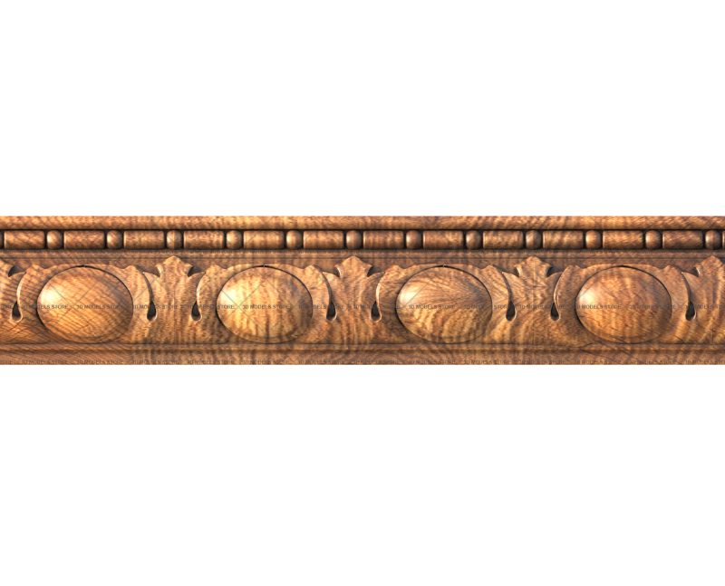 Багет, 3d модель для ЧПУ