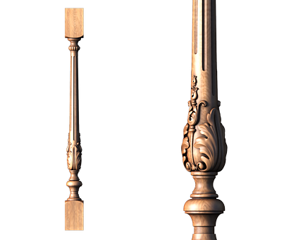 Балясина, балясины 3D (stl) модели