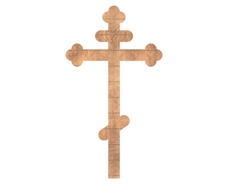 Крест, 3d модель для ЧПУ