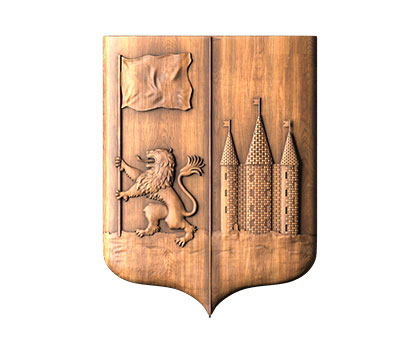 Гербы, 3d модель для ЧПУ