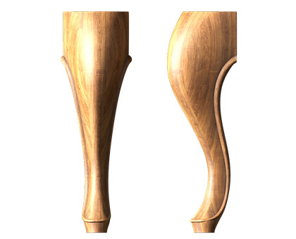 Мебельные ножки, 3d модель для ЧПУ