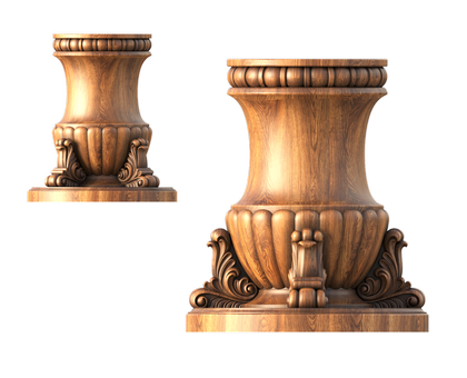 Мебельные ножки, 3d модель для ЧПУ