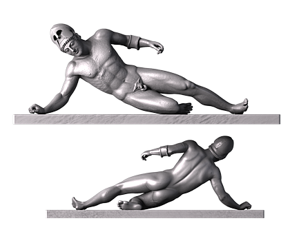 Афайя — Патроклос, 3d модель для ЧПУ