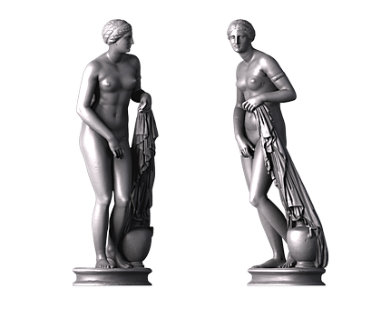 Афродита Книдосская, 3d модель для ЧПУ