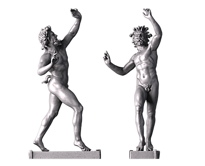 Танцующий фавн, 3d модель для ЧПУ