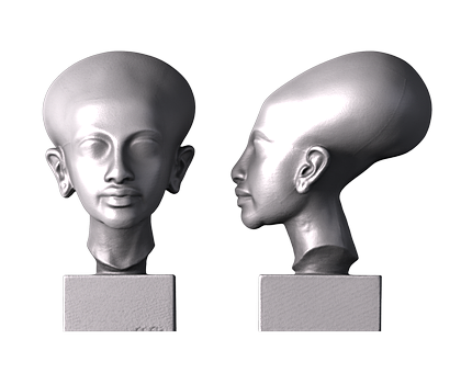 Принцесса Амарны, 3d модель для ЧПУ