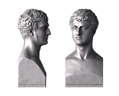 Неопознанный мужчина, 3d модель для ЧПУ