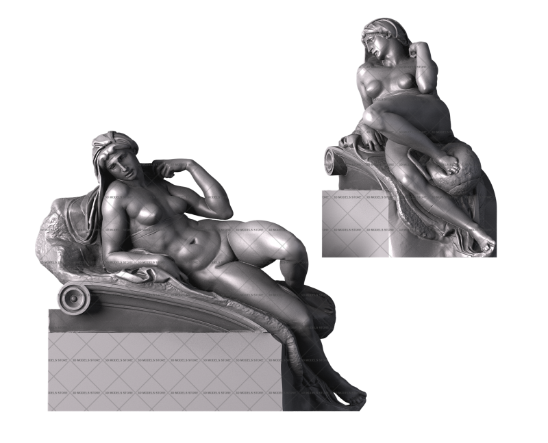 Образ рассвета, 3d модель для ЧПУ