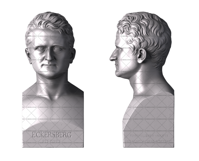 Картина Эккерсберга, 3d модель для ЧПУ