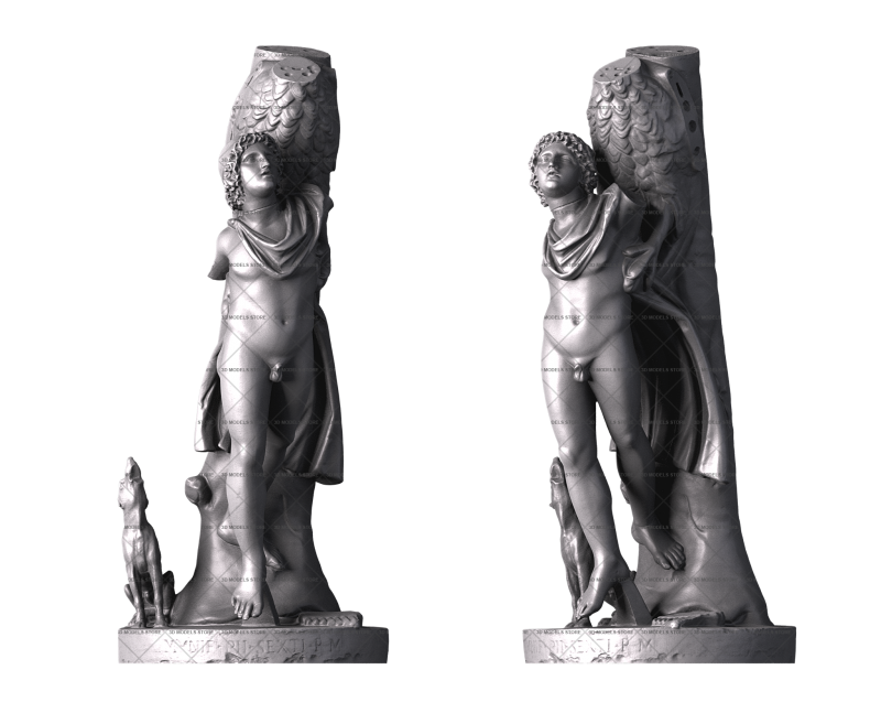 Ганимед, 3d модель для ЧПУ