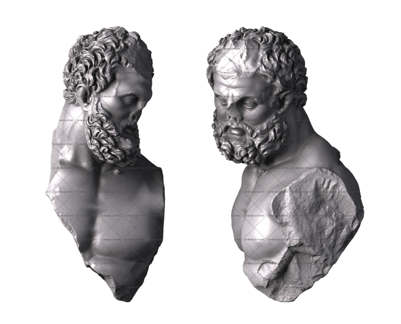 Геракл, 3d модель для ЧПУ