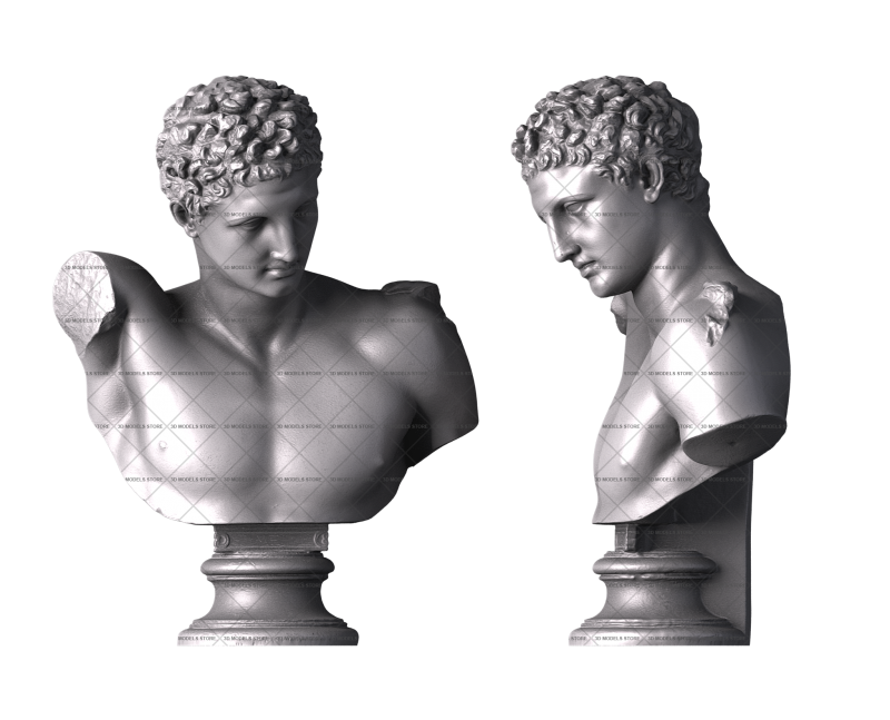 Гермес Хаксли, 3d модель для ЧПУ