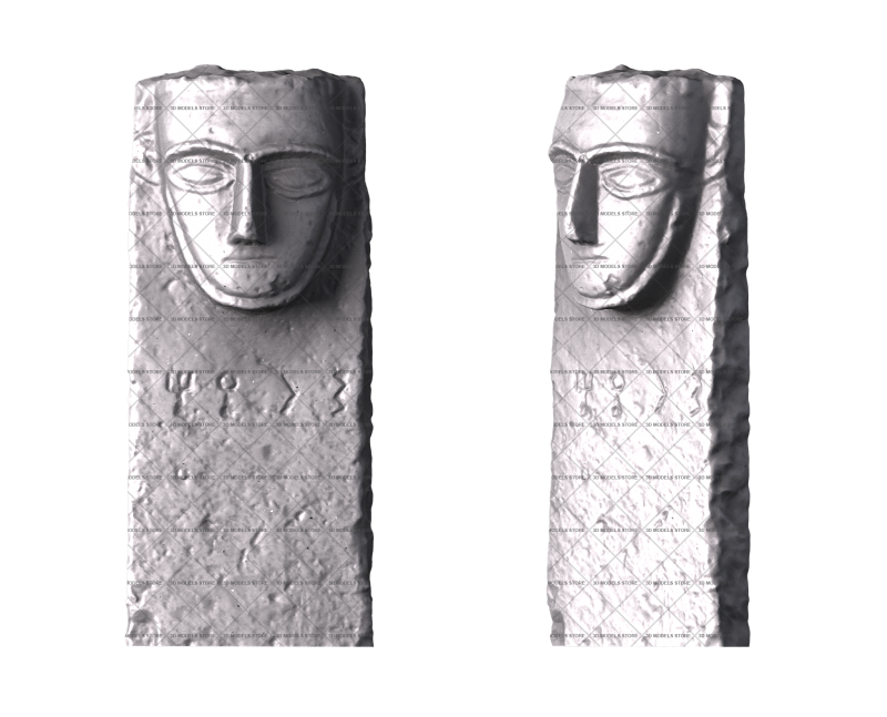 Минейская стел, 3d модель для ЧПУ