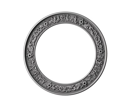 Рама круглая античная, 3D (stl) модель