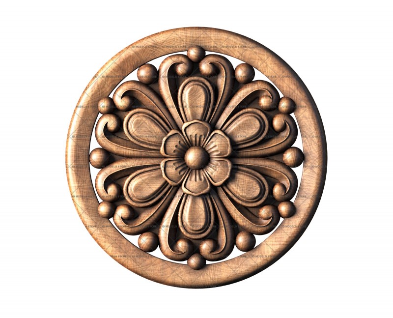 Розетка, 3d модель для ЧПУ