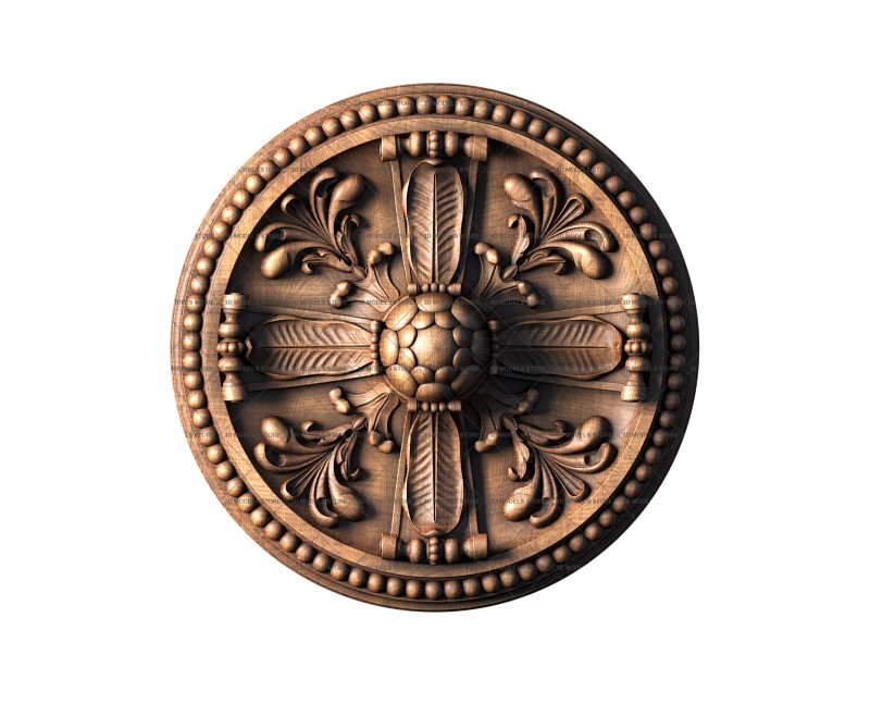 Розетка, 3d модель для ЧПУ