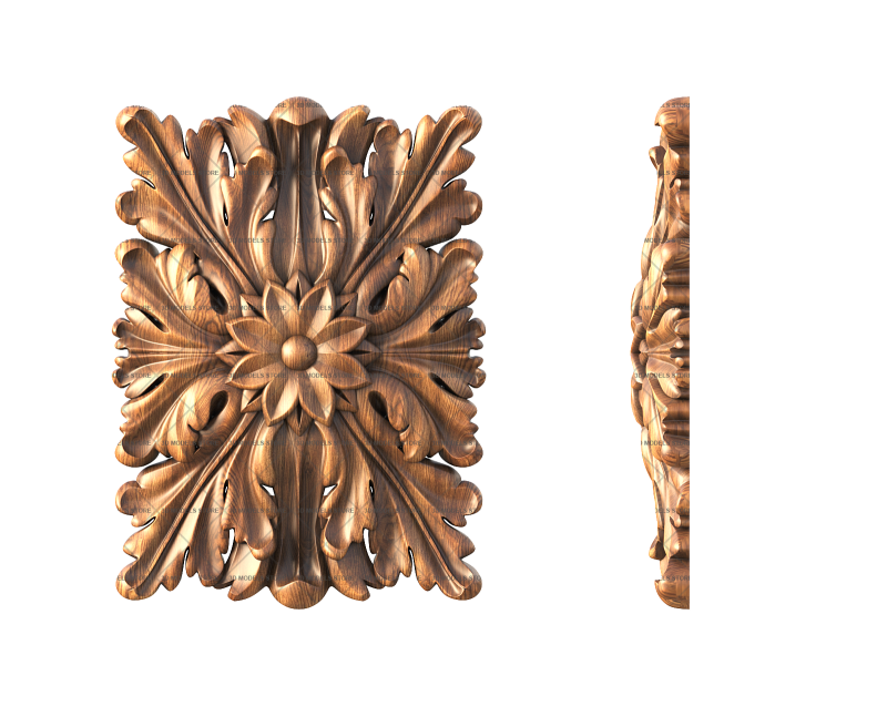 Розетка, 3d модель для ЧПУ