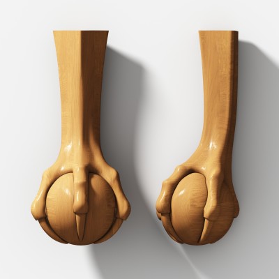Мебельные ножки 3D модели