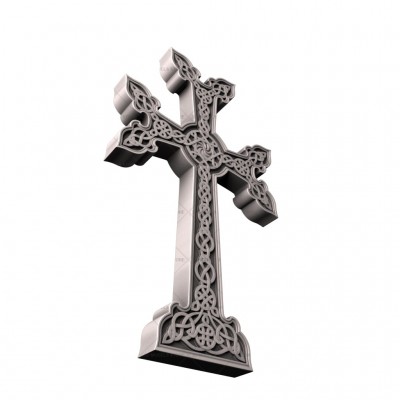 Памятник с армянским крестом, 3D (stl) модель