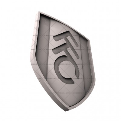 Футбольный клуб Фулхэм, 3d модель для ЧПУ