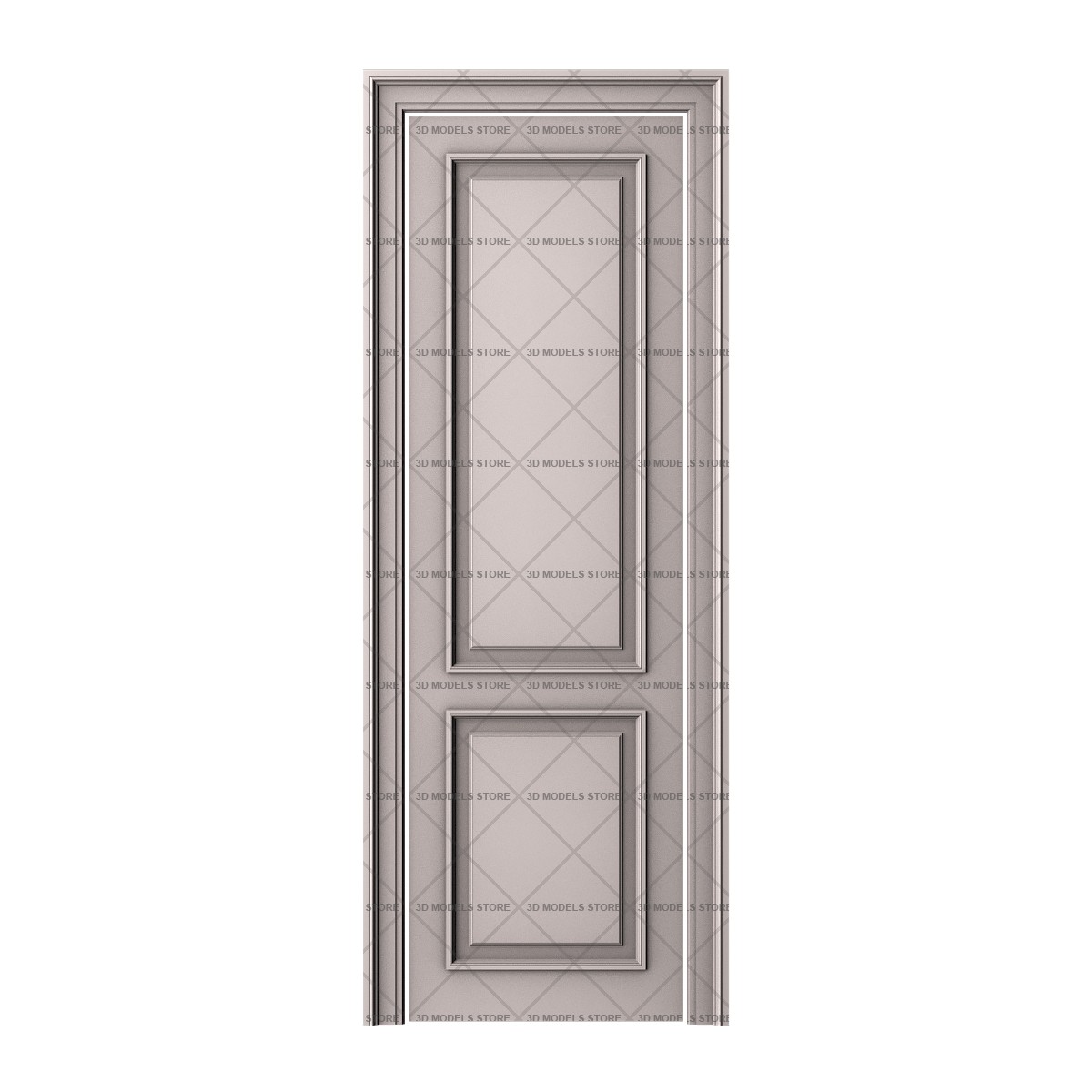 Дверь, 3d модель для ЧПУ