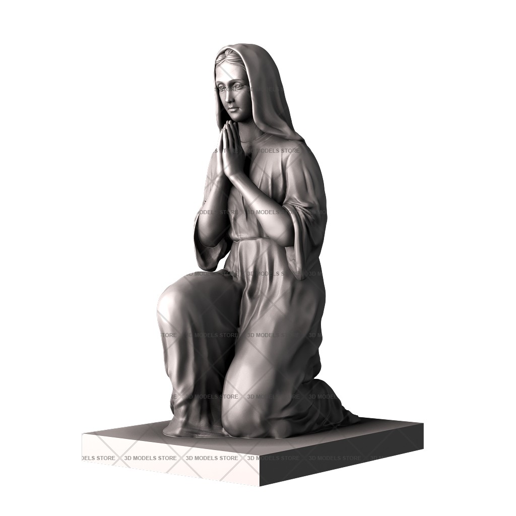 Памятник молитва, 3D (stl) модель