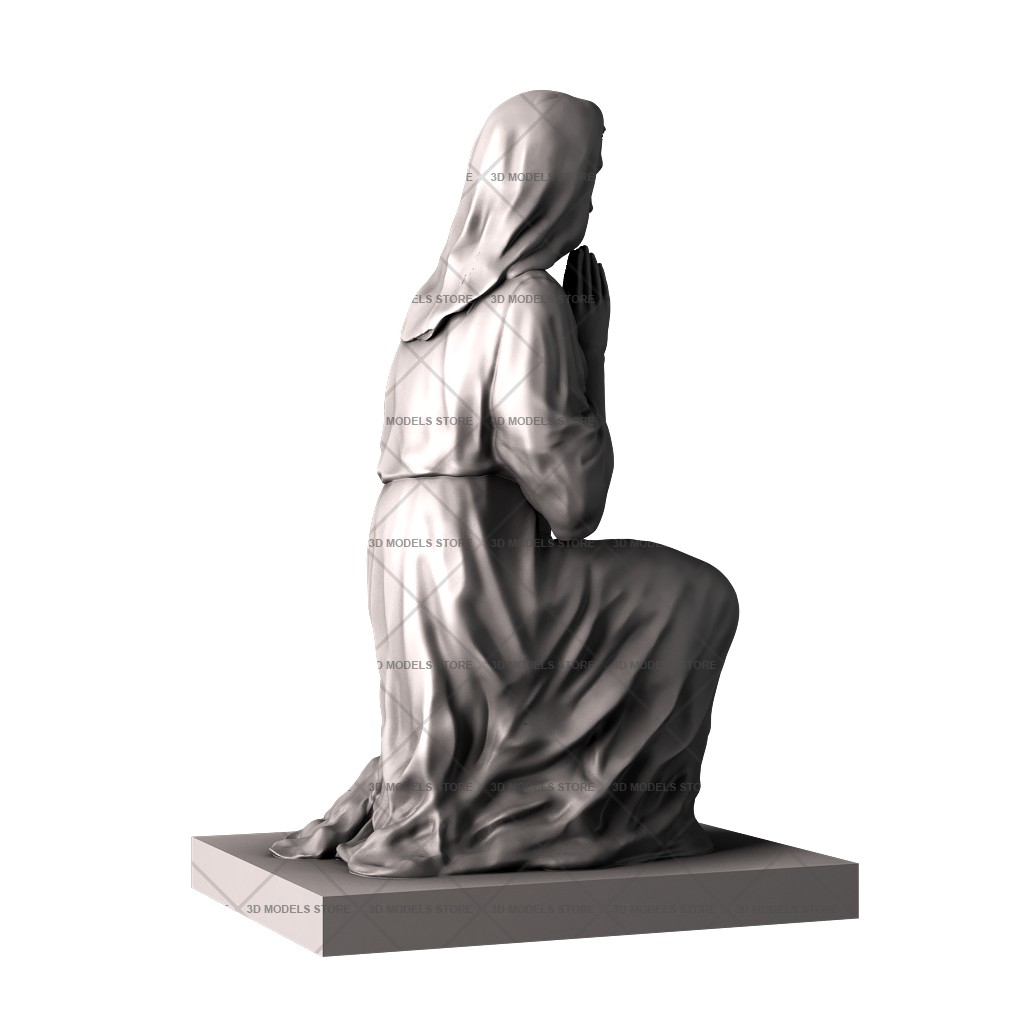 Памятник молитва, 3D (stl) модель