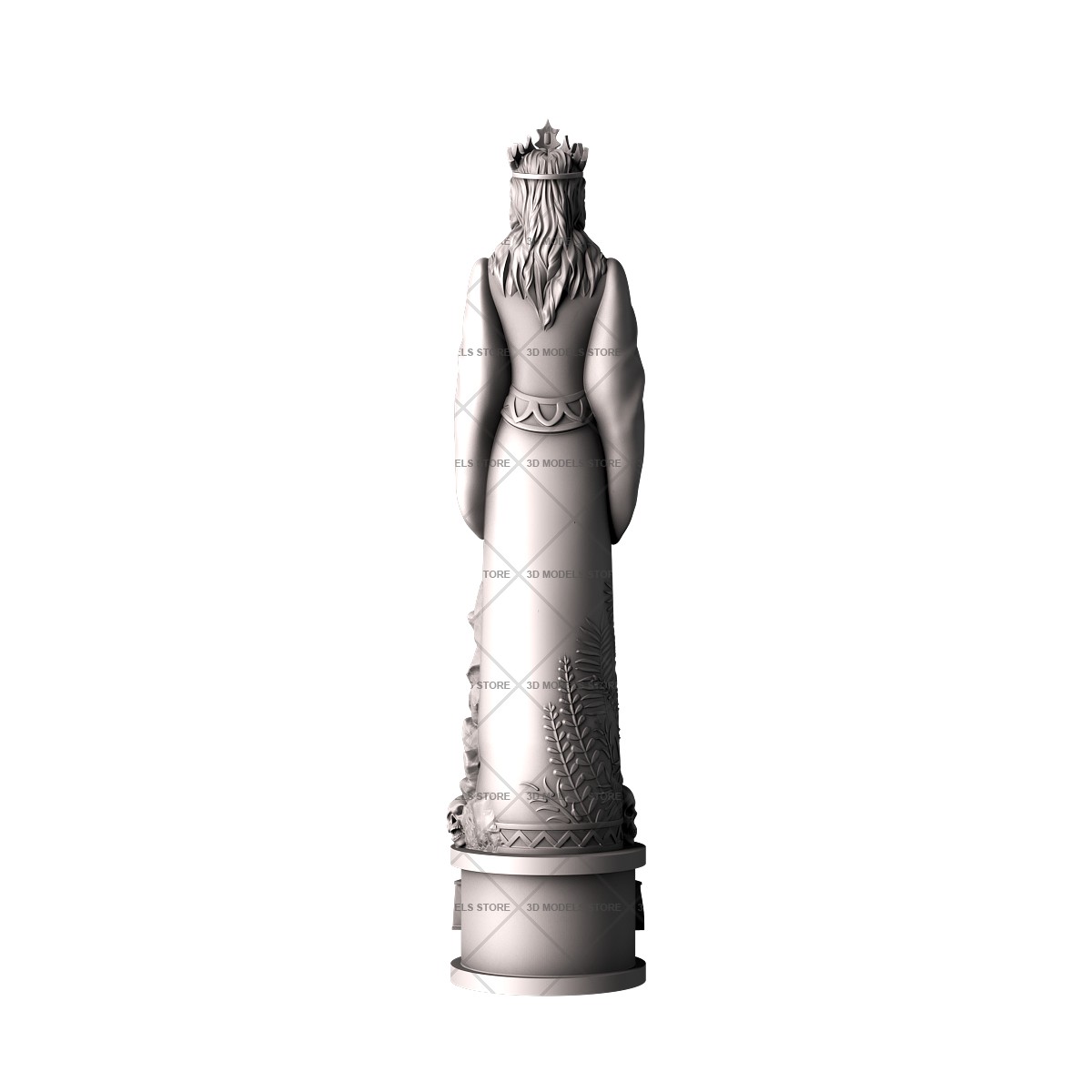 Скульптура Морена, 3d модель для ЧПУ