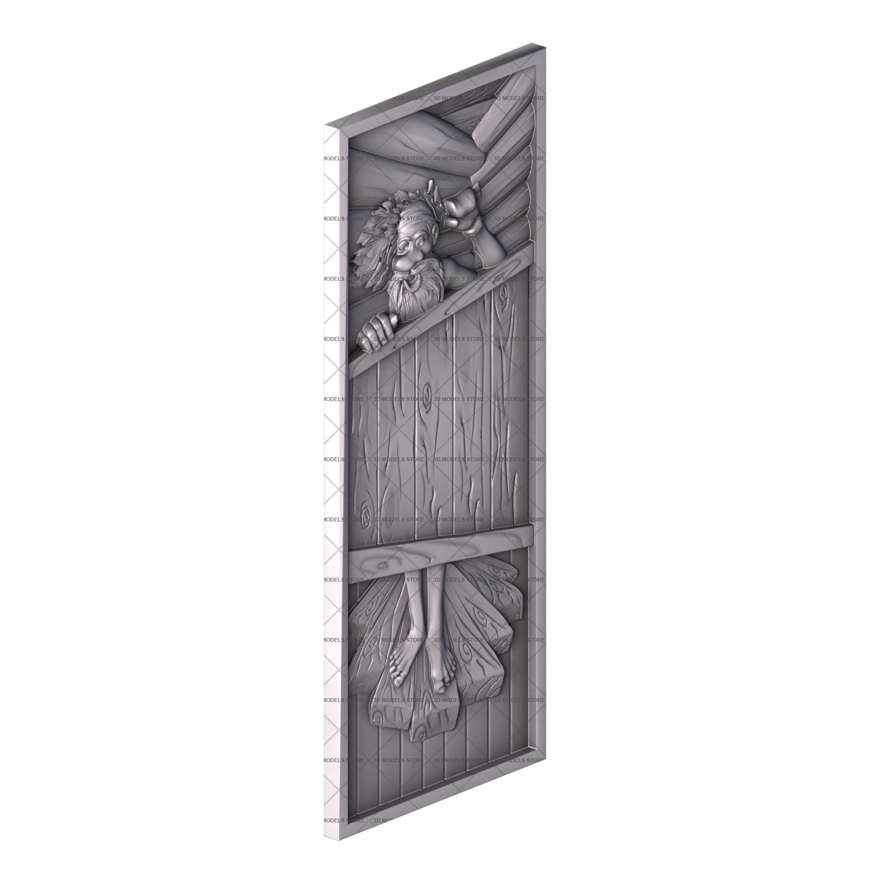 Двери для бани, 3d модель для ЧПУ