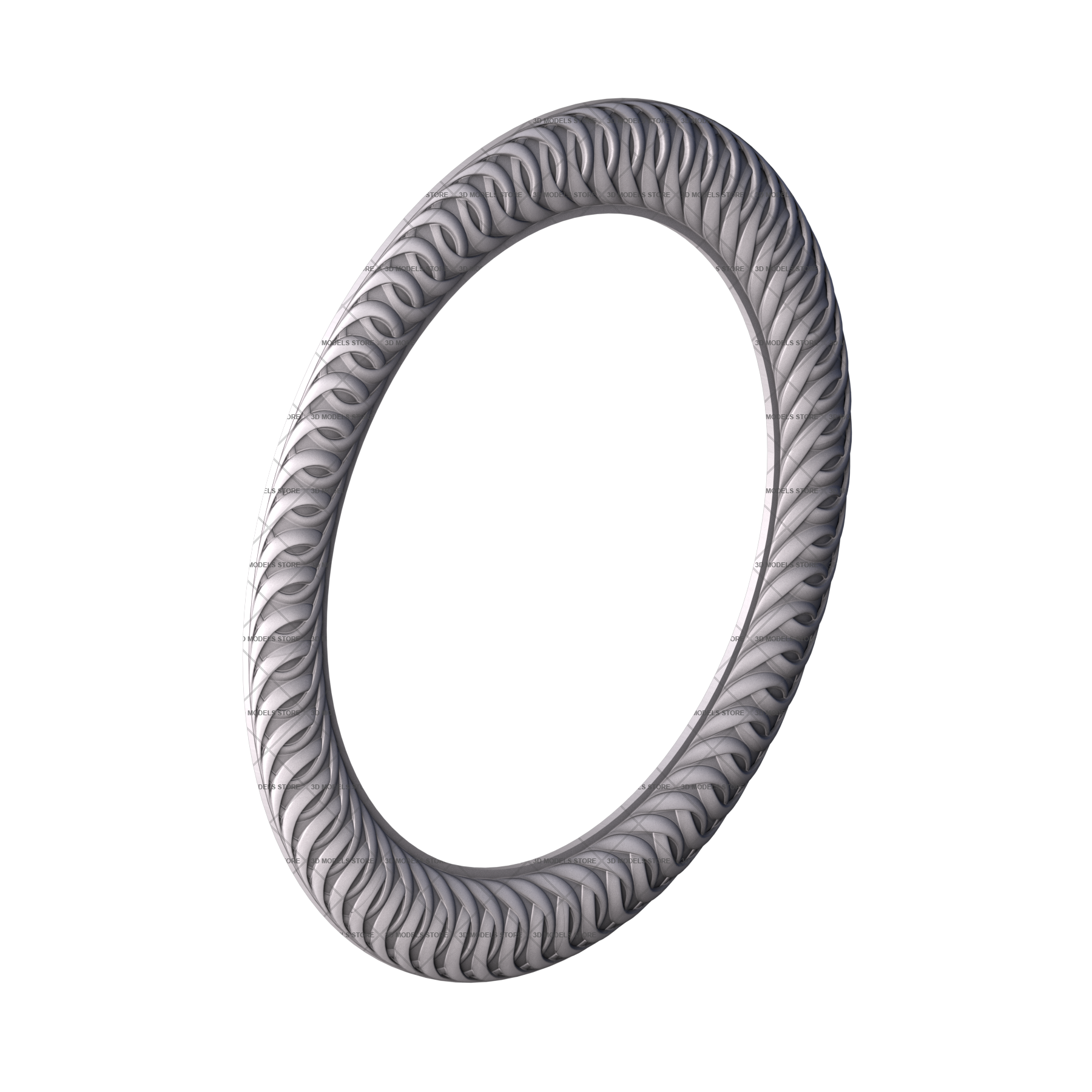 Рама круглая, 3D (stl) модель