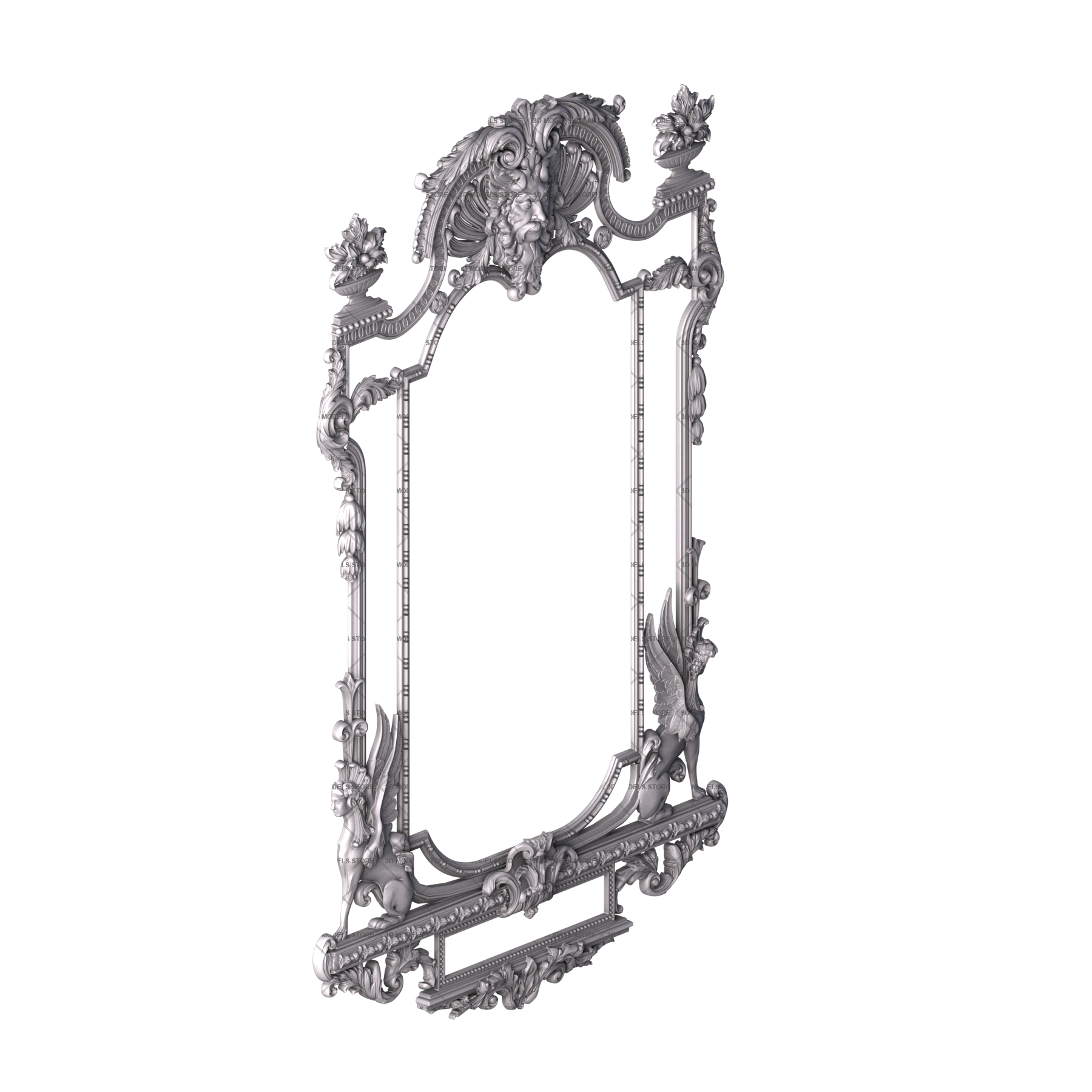 Рама с короной, 3D (stl) модель