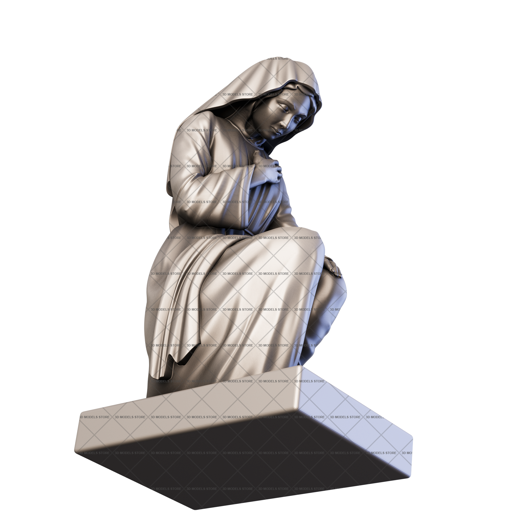 Памятник фигура, 3D (stl) модель