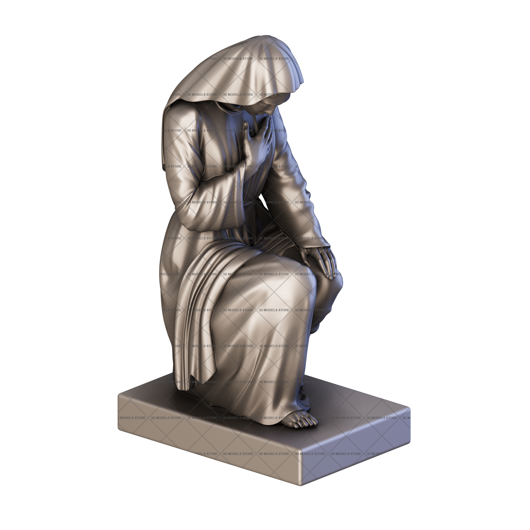Памятник фигура, 3D (stl) модель