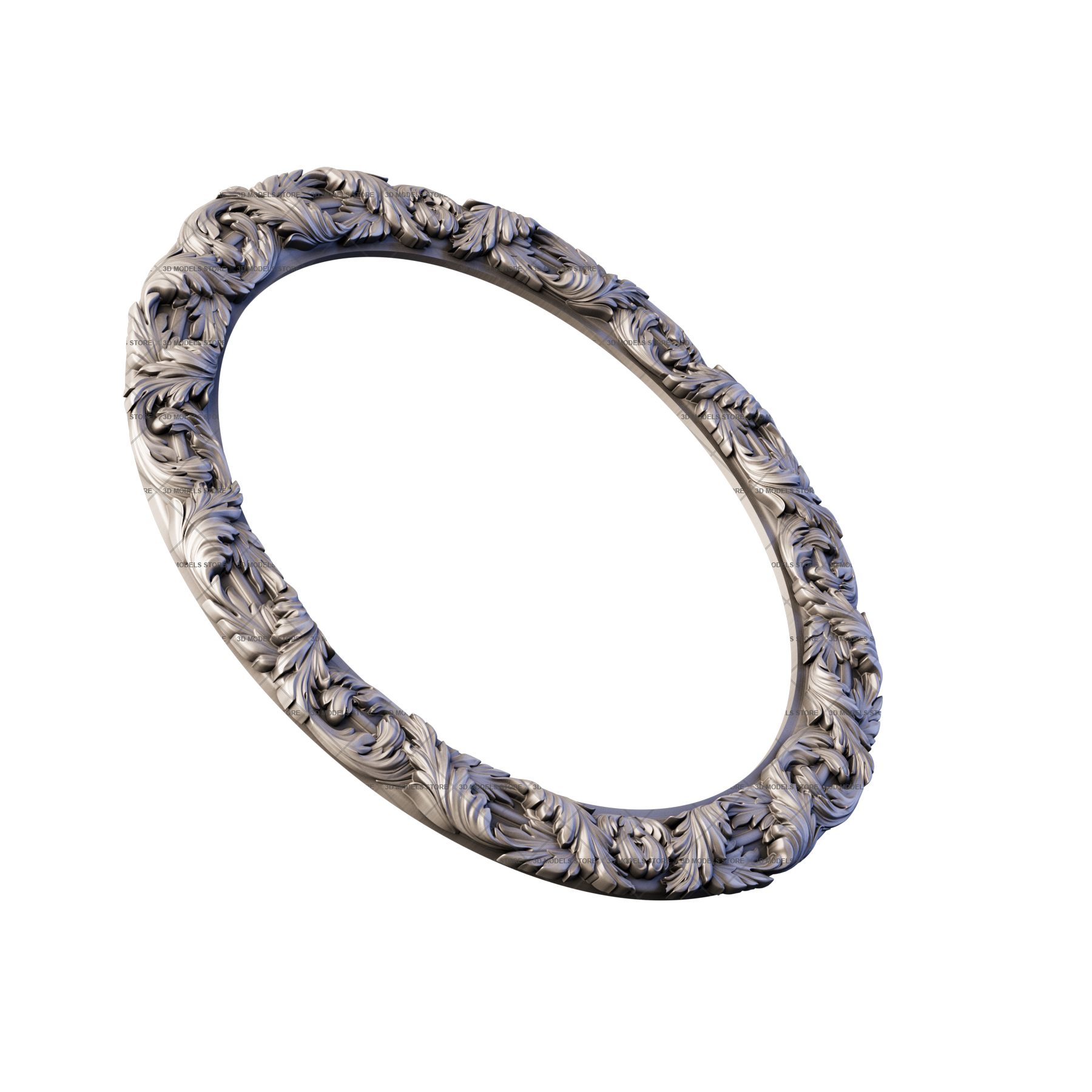 Рама круглая, 3D (stl) модель
