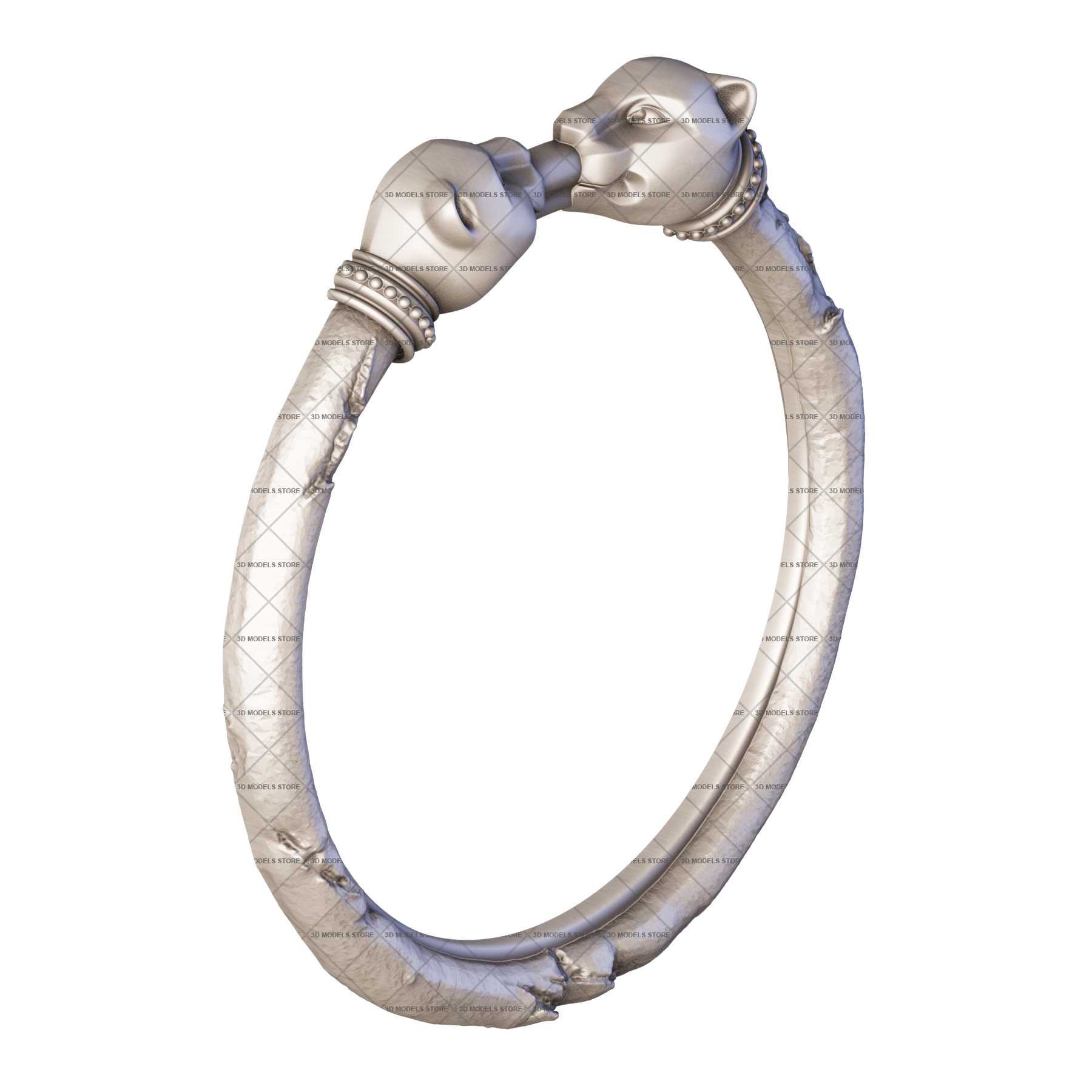 Рама с изображением пантер, 3D (stl) модель
