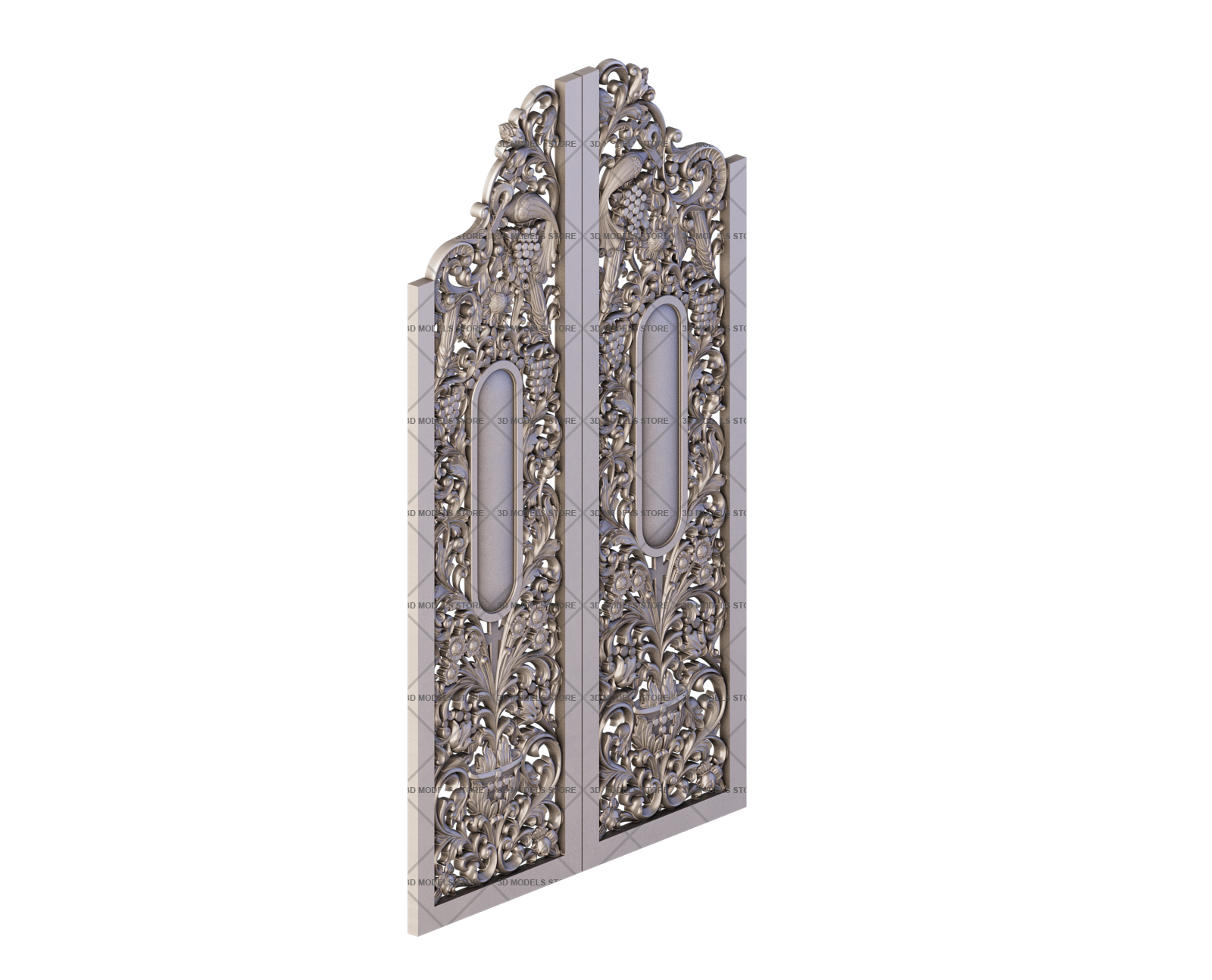 Царские врата, 3d модель для ЧПУ